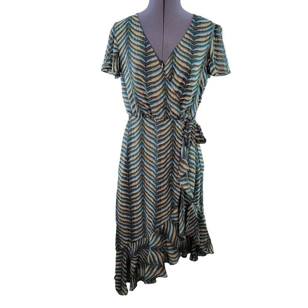 City Triangles Ruffle Hi-Low Dress Sz 5